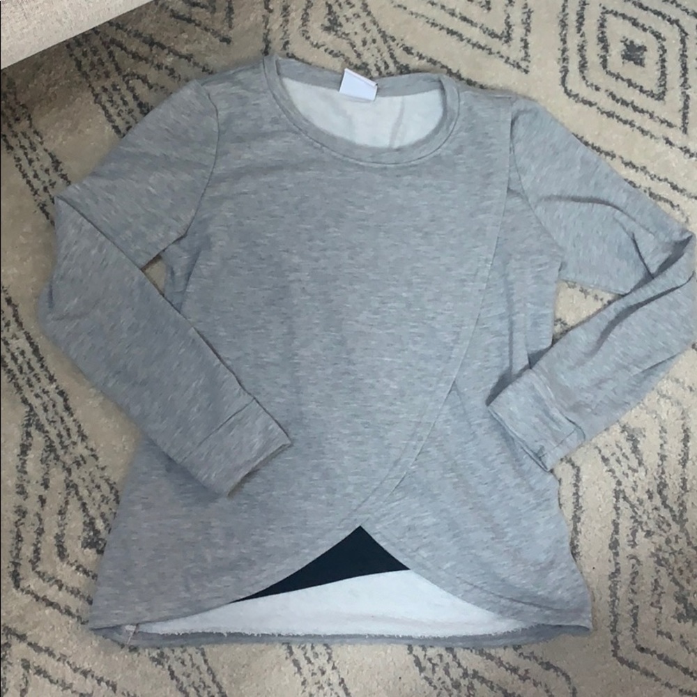 Nursing/maternity sweatshirt
